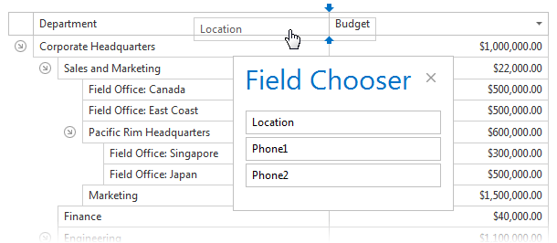 EUD_TreeList_Field Chooser